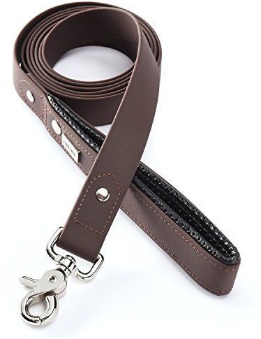 PetTec Hundeleine mit Handschlaufe, Führleine 2m bis 80kg, Trainingsleine/Ausbildungsleine/Trekkingleine für Hunde aus TRIOFLEX (ähnl. Biothane), wasserabweisend & robust, Dog Leash