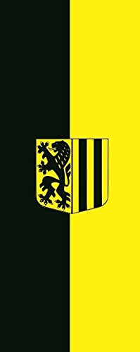 U24 Fahne Flagge Dresden im Hochformat Premiumqualität 150 x 400 cm