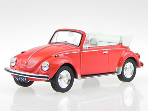 VW Käfer Cabrio 1973 rot Modellauto PRXD530 PremiumX 1:43