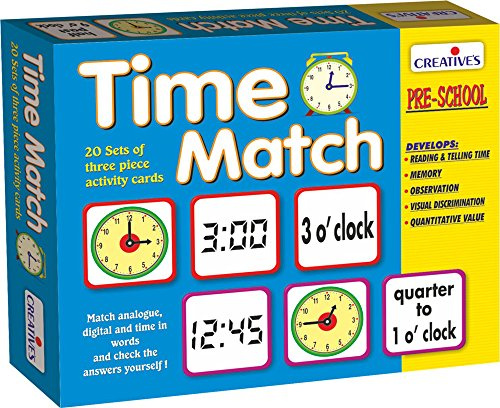 Creative Educational Creative School Time Match Cards