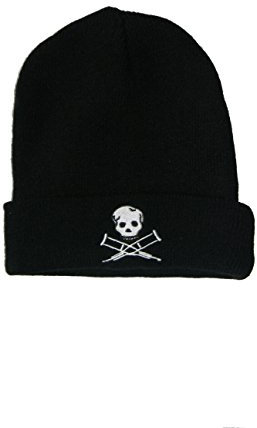 JACKASS Original Beanie, Totenkopf, schwarz