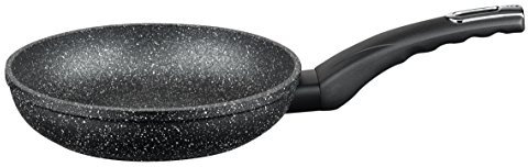 Baumalu, Poêle à Frire 20 cm, Modèle Granit Evolution en Aluminium Forgé, Revêtement Antiadhésif, Compatible Tous Feux, Idéale pour Cuisiniers Amateurs et Professionnels, Garantie 2 Ans
