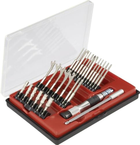 Inconnu 815028 Bit-Set, 27-teilig, Schlitzschrauben, Kreuzschlitz, Kreuzschlitz, Torx®, Innen, Sechskant außen