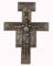 Unbekannt 40,3 cm San Damiano Kruzifix, dekorative Wandtafel, Bronze Farbe