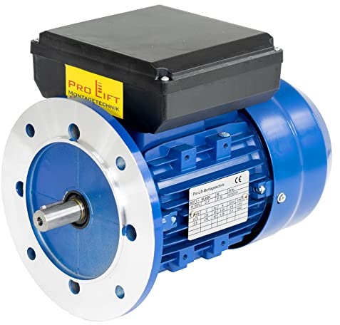 Pro-Lift-Montagetechnik Elektromotor 0,75kW 1410 U/min Industriemotor 230V mit Flansch B5 Ausführung