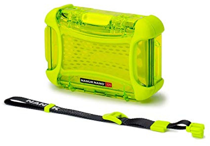 Nanuk 320-0002 Nano Series Waterproof Medium Hard Case for Phones, Cameras and Electronics (Lime)
