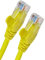 World of Data 1.5m YELLOW CAT6 Network Cable (100% Copper Wire) - RJ45 - Ethernet - Patch - LAN - 10/100/1000 - Gigabit