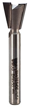D14-50 CARBIDE-TIP 2 FLUTE DOVETAIL ROUTER BIT 14 DEGREE X 1/2 LG DIA X 1/2 CUT DEPTH X 1/4 SHANK by Whiteside