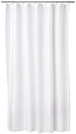 Croydex Rideau de douche en PVC uni Blanc