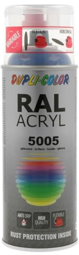 Dupli-Color 710216 Acryl-Spray, 400 ml, RAL5 Signalblau Glanz