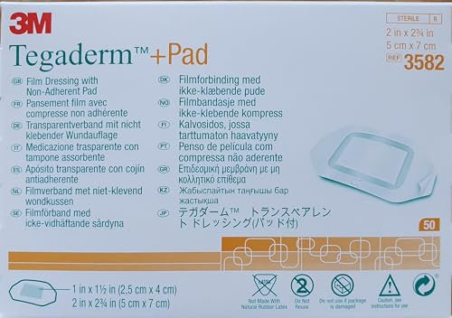 Tegaderm 3582 Verbände, Pad 3M, 5 cm x 7 cm (50-er pack)