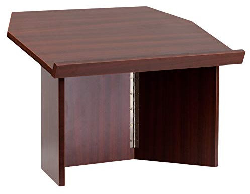 Flash Furniture Rednerpult für Tischplatten, faltbar, Laminat, braun, 1 Stück