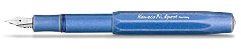 Kaweco AL Sport Stonewashed Fountain Pen blue M (Medium) by Kaweco