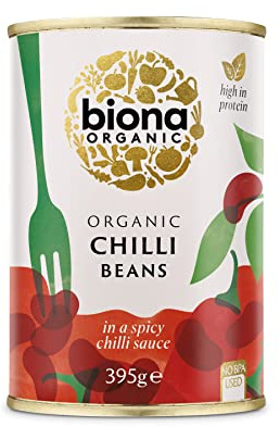 Biona Organic Canned Chilli Beans 395g (Pack of 12)