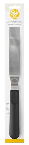 Wilton spatule Espátula Curvada, 32,5 cm, Acero aleado, Negro, Centimeters