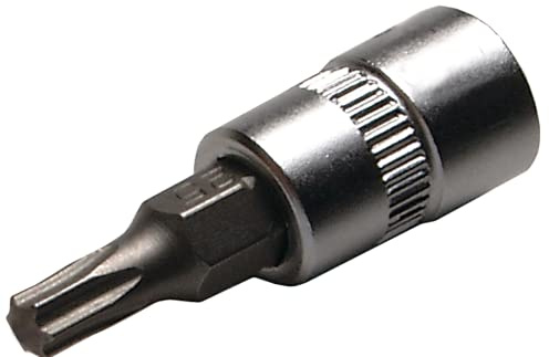 SW-Stahl TEO/4-T35 T-Profil-Einsatz 1/4 Zoll, T35 Bit für Opel Zahnriemen | Schraubendreheinsatz aus Chrom-Vanadium-Stahl, 36 mm Länge, matt verchromt, für US-Fahrzeuge und Türverkleidungen