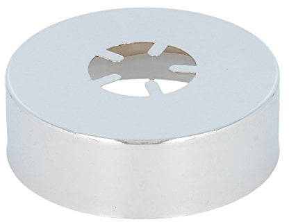 tecuro Schubrosette (1/2) Ø 22 mm x Ø 61 mm x Höhe 20 mm, messing verchromt