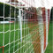 Fußball Tornetz Fußballtornetz Fußballnetz 7,50 x 2,50 m Tiefe Oben 2,00 / unten 2,00 m PP 4 mm Farbe Rot/Weiß