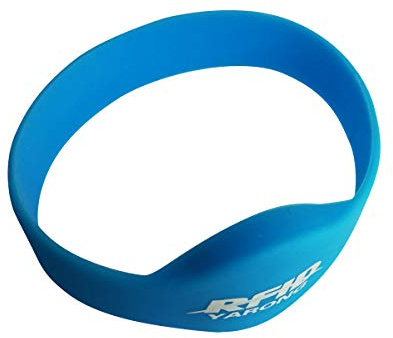 YARONGTECH HF 1K RFID Erwachsenen Größe Blau Silikon Armband (5 Stück)