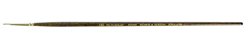 Winsor & Newton, Transparent Monarch Round Brush, 00 Size