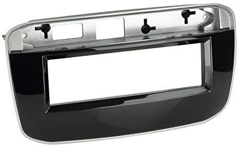 ACV 1-DIN Radioblende klavierlack schwarz