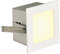 SLV LED Einbauleuchte Frame Basic | Wand- und Deckenleuchte zum Einbau | Eckig, Weiß, 3000K Warmweiß | Stilvolle Wandleuchte, Einbau-Strahler LED Treppen-Beleuchtung, Stufen-Licht, Treppenlicht