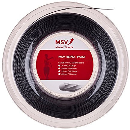 MSV Hepta Twist 200m 1.20mm schwarz