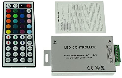 RGB LED 44Key Controller 12...24V 144W RGB; 4-Pin