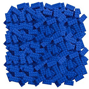 Simba 104118925 Blox 8-Stud Blue Building Blocks Set (500-Piece)
