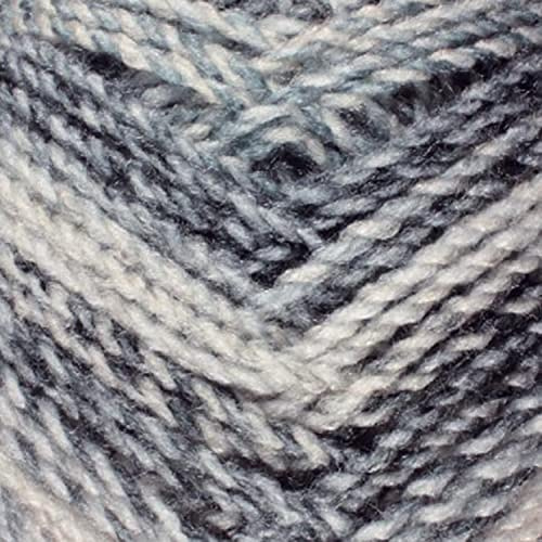 James C Brett Marble Chunky Yarn – 200g Ball of Supersoft Acrylic Knitting & Crochet Wool – Create Fast, Cosy Garments with a Beautiful Marbled Effect (Granite)