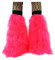 Insanity Neon UV Fluffy Legwarmers (Hot Pink)