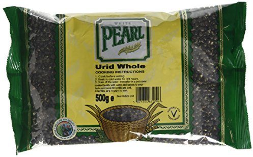 White Pearl Urid Whole - Pack of 10 x 500g