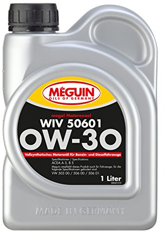 Liqui Moly Meguin Megol WIV 50601 SAE 0W-30 (vollsynthetisch) | 1 L | vollsynthetisches Motoröl | Art.-Nr.: 6323