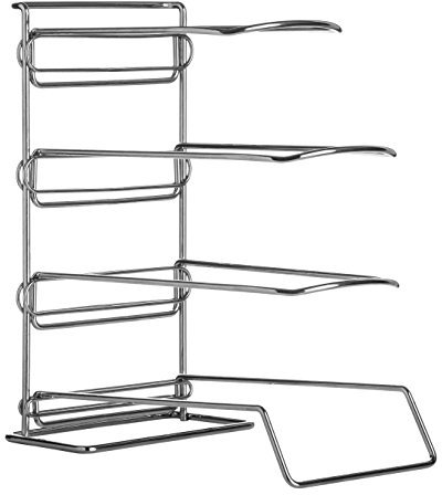 Premier Housewares Frying Pan Rack - Chrome