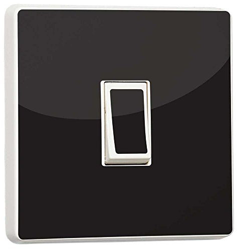Uni Generic Single Lichtschalter Aufkleber schwarz