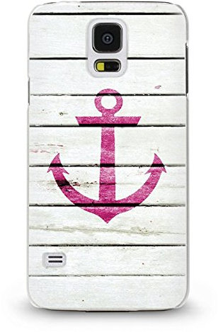 Trendario Handyhülle für Samsung Galaxy S5 (Anker) - Hülle - Schutzhülle mit Motiv - TPU Silikon Hülle - Case - Cover - Schale - Backcover - Handytasche