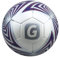 GLORY Sports Pallone da Calcio da Allenamento Bambini Pallone Thermal Bonding Calcio in PU Taglio 5 (Viola, 5)