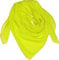 Harrys-Collection Damen Herren Baumwolltuch in vielen Farben 100 x 100 cm, Größen:Einheitsgröße, Farben:neongelb