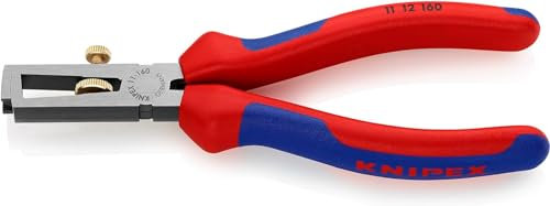 Knipex Alicate pelacables universales negro atramentado, con fundas multicomponentes 160 mm 11 12 160