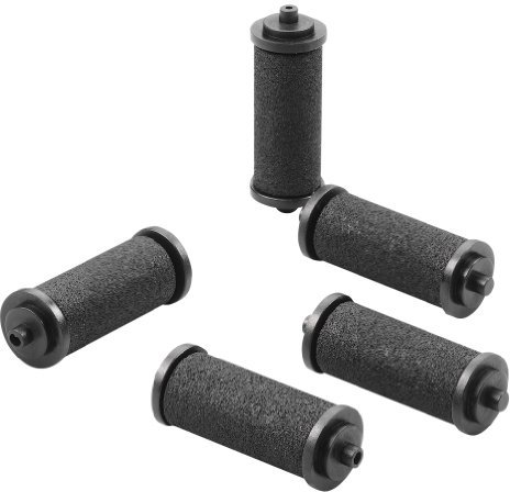 Herlitz 1605229 Preisauszeichnungsersatzfarbrolle schwarz für PAZ 2-zeilig 5 Stk.