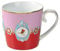 Pip Studio Love Birds Medaillion Henkelbecher rot/pink 250ml