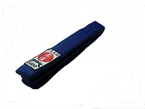 Judogürtel blau mit Judo-Label (300)