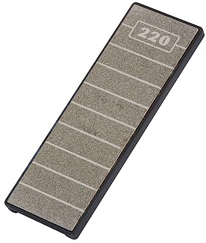 Trend FastTrack Diamond Preparation Stone, 220 Grit for Optimal Sharpening, FTS/S/P, Grey, 8 x 15cm