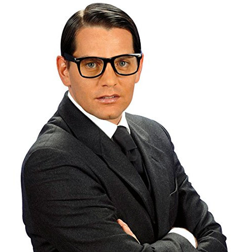 NET TOYS Nerd Brille Karneval Brillen Spaßbrille Doofi Scherzbrille Faschingsbrille Karnevalsbrille Partybrille