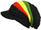 CRAZY LIZARD Rasta Beanie Mütze Herren - Reggae Dreadlocks Perücke Style, Rastafari Mütze für Jamaika Kostüm, Slouch Design, für Rasta Kostüm Herren
