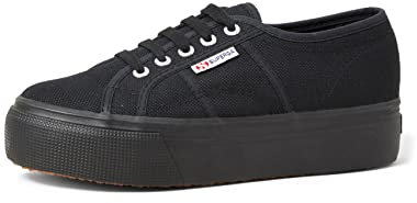 Superga Damen Acotw Linea Up And Down Sneaker, Black 996, 39.5 EU