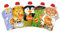 SQUIZ Lot de 5 Gourdes Réutilisables 130ml | Collection Carnaval | Pour Bébé, Enfant et Adulte | Compotes, Purées, Smoothies | Étanches, Durables et Écologique | Fabriquées en Suisse et France