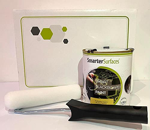Peinture Tableau Noir Smart 6m²- Peinture Ardoise Pour Craies Et Marqueurs - Fini Noir Mat