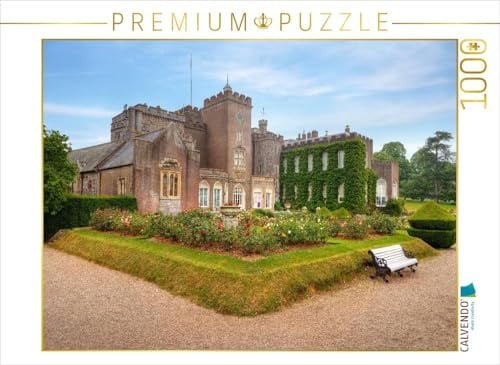 CALVENDO Puzzle Powderham Castle | 1000 Teile Lege-Größe 64 x 48 cm Foto-Puzzle für glückliche Stunden