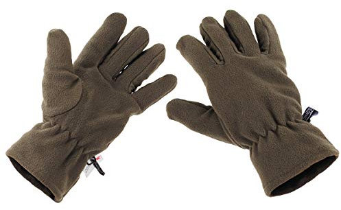 MFH 15403 Fleece-Handschuhe mit 3M™ Thinsulate™ Insulation (Oliv/M)